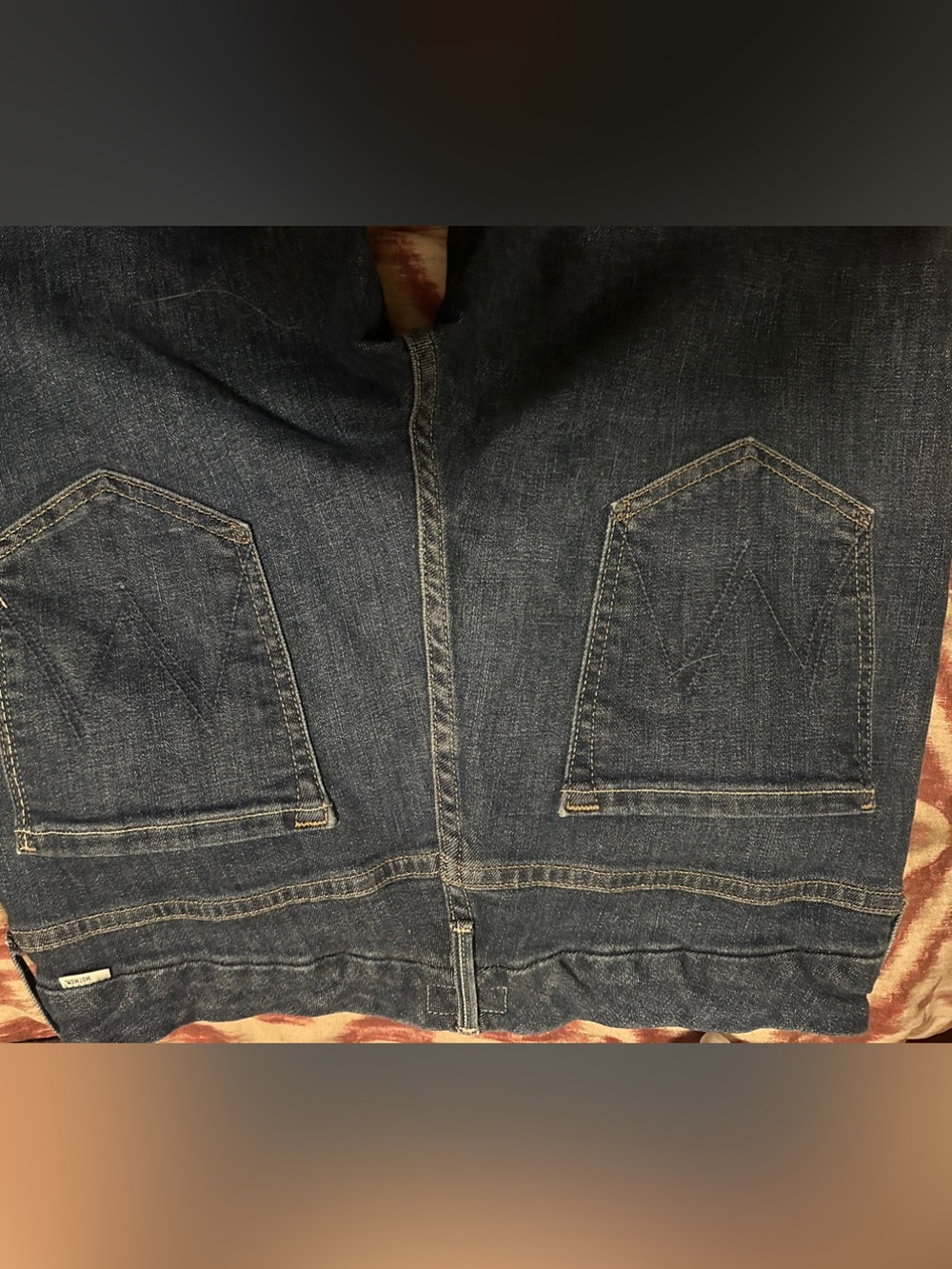 Mother jeans the looker crop in switch it up High-Rise Women's Jeans 32 - Picture 9 of 14